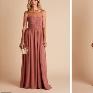 Birdy grey desert rose bridesmaids dress size M (HEMMED)